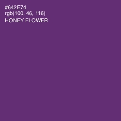 #642E74 - Honey Flower Color Image
